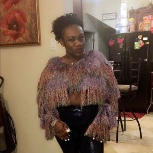 Akira fringe sweater